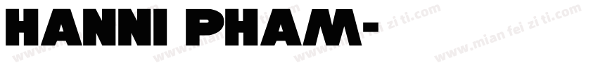 Hanni pham字体转换